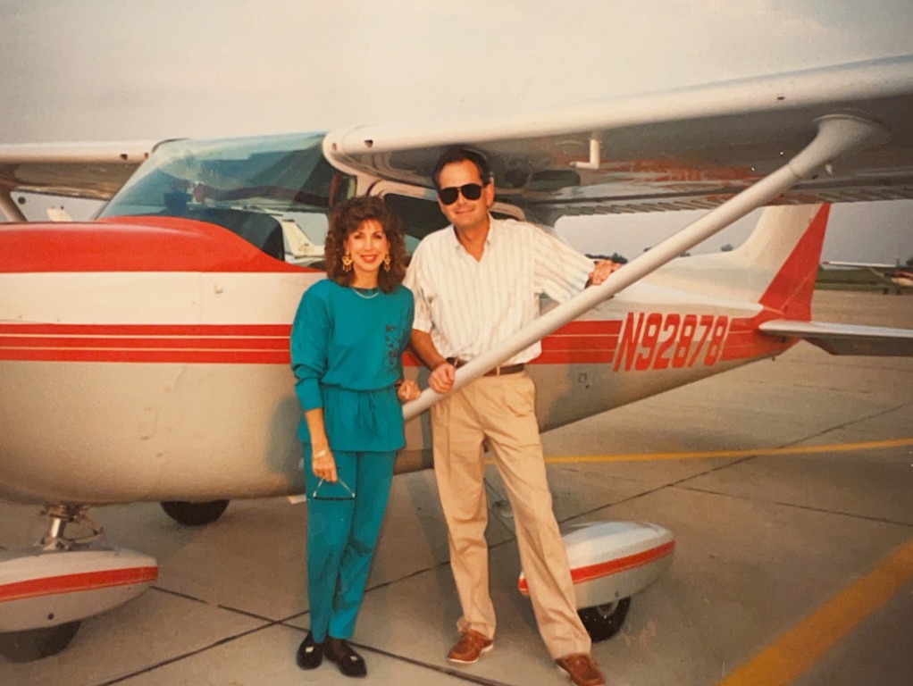 Richard's Cessna 172. He's been a pilot since 1986. (Sheila Bruck Jackson)