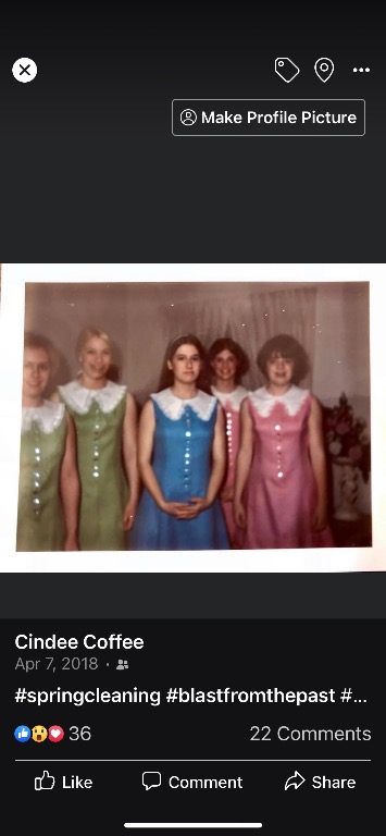 1969 Jill, Sue, Emily, Becky, Cindee