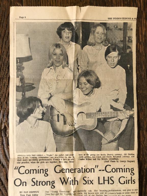 Becky, Jill, Sue, Emily, Cindee, JJ 1969